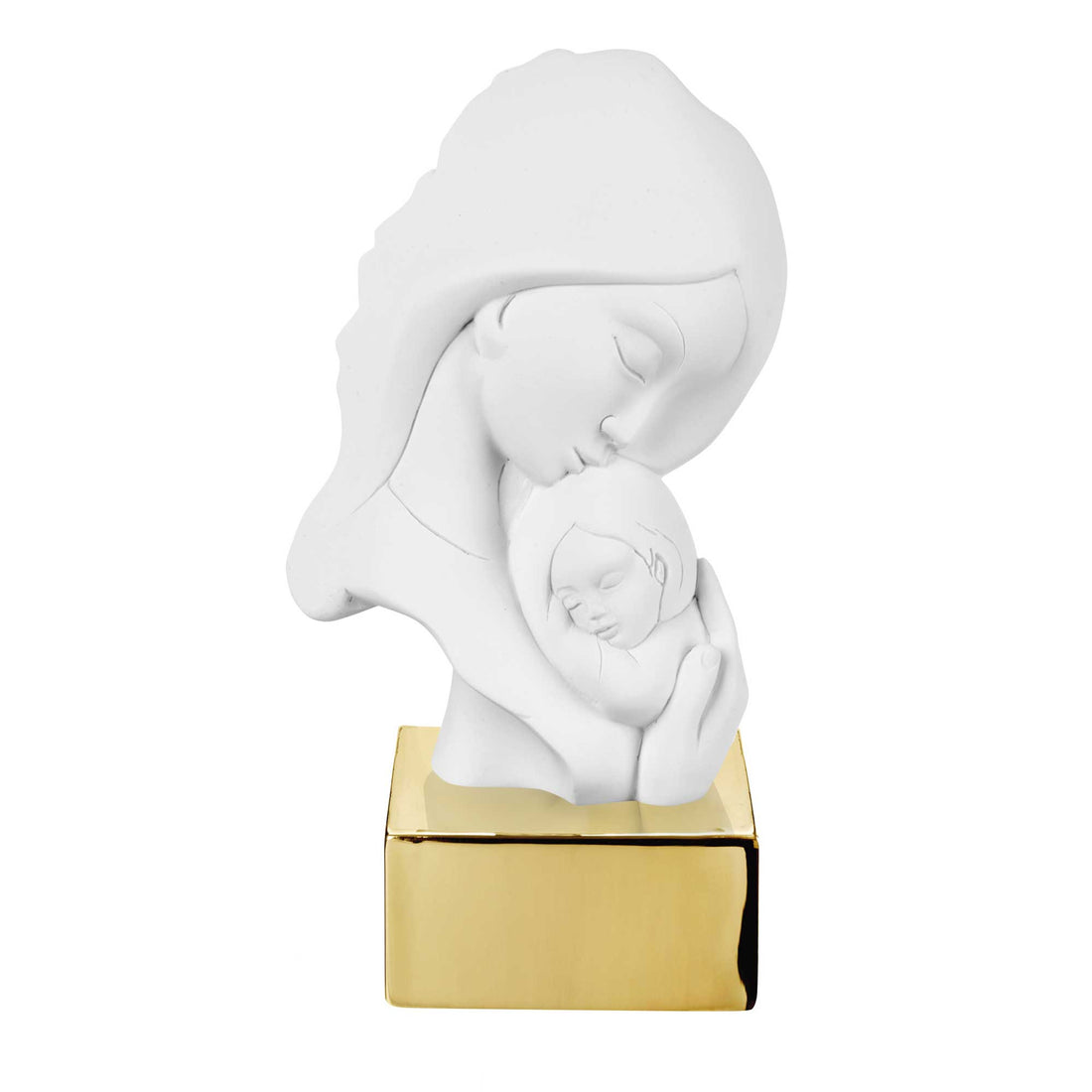 BONGELLI PREZIOSI Maternity Table Sculpture Gold Base 20cm Marmorino