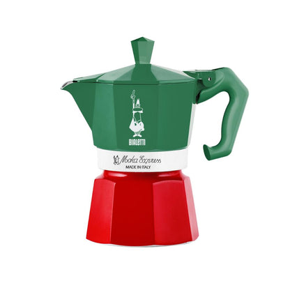 BIALETTI Exclusive Italia 3 Cup Moka Coffee Maker Aluminium