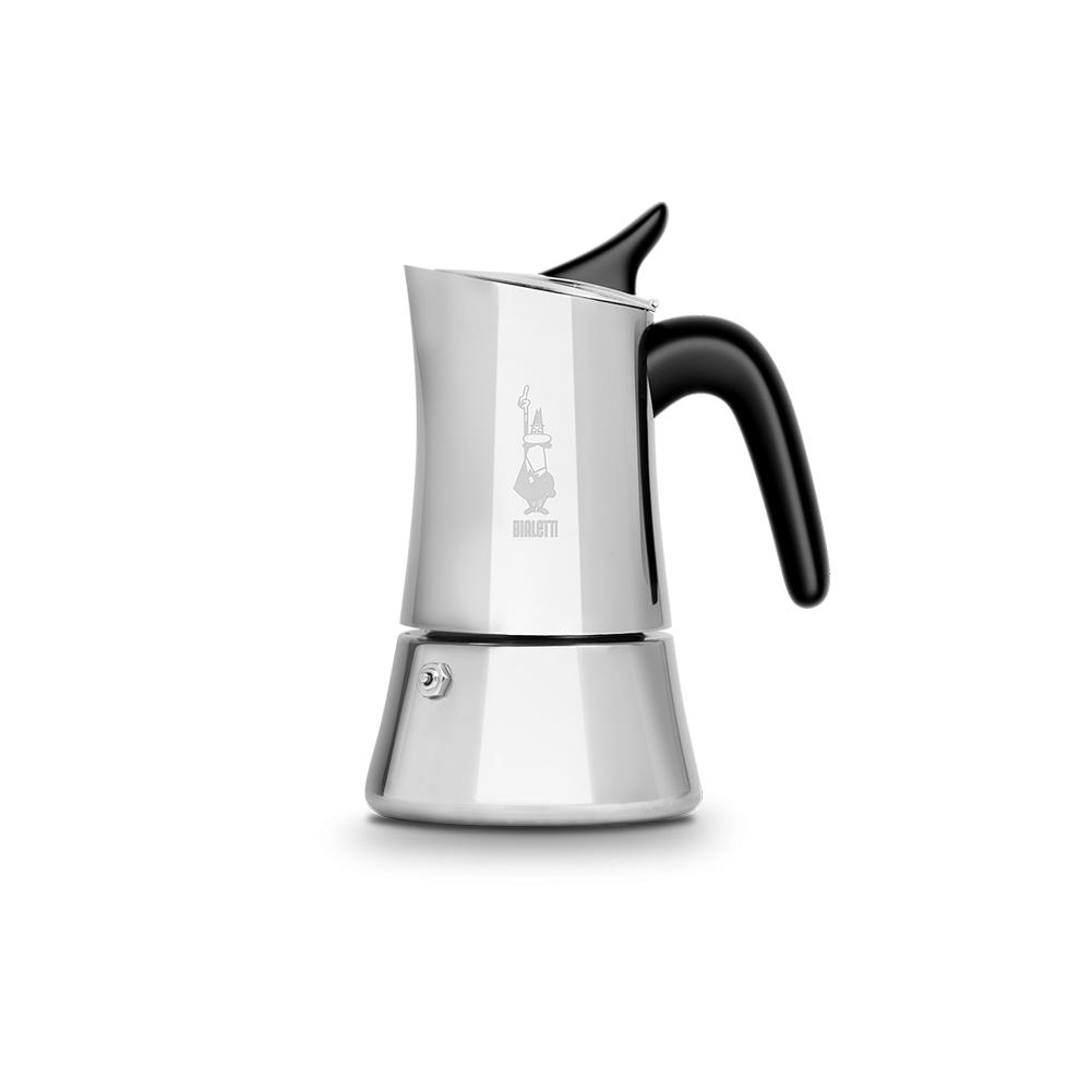 BIALETTI Moon Exclusive Caffettiera Moka 6 Tazze Acciaio Inox