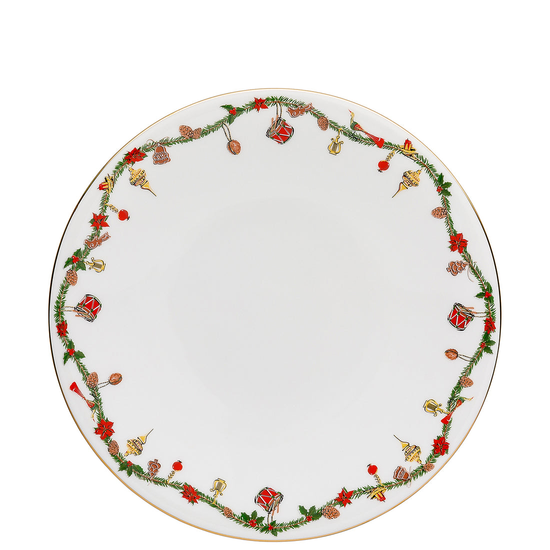 HUTSCHENREUTHER Nora Christmas Table Service Set 18 Pieces Christmas Plates White Porcelain