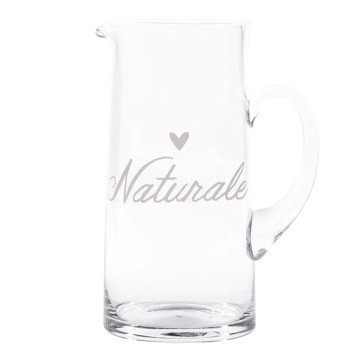 SIMPLE DAY Glass Jug Natural Carafe 1.2 Liters