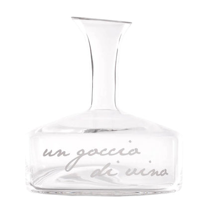 SIMPLE DAY Decanter Un goccio di Vino 1,2 Litri Vetro