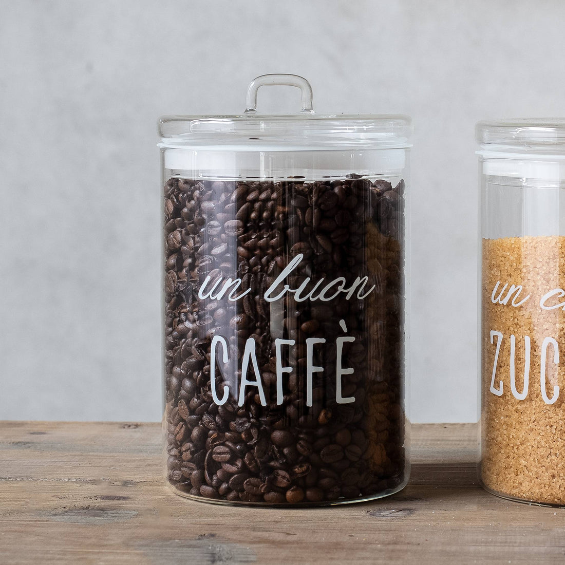 SIMPLE DAY Barter Coffee Container A Good Coffee 20x12cm Glass