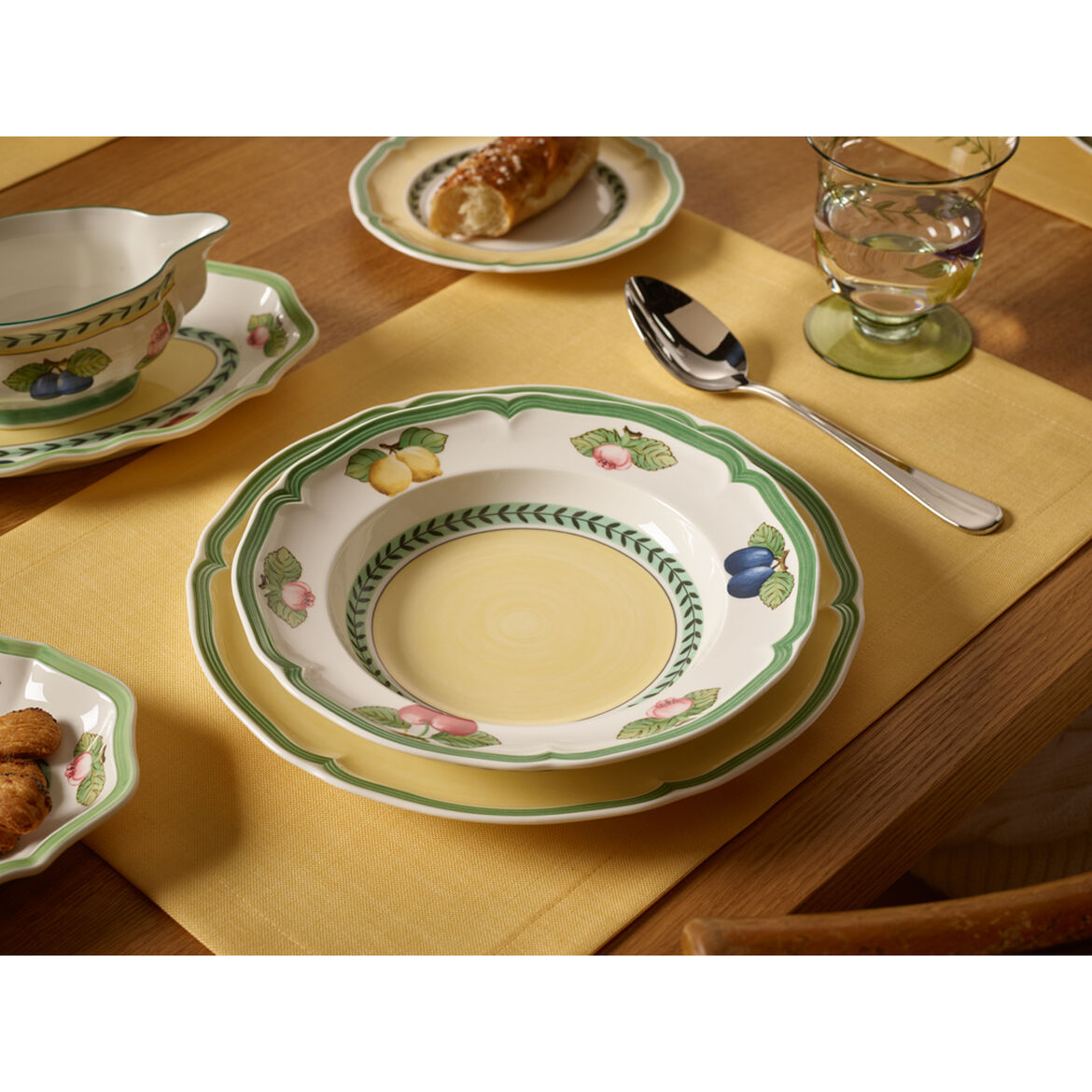 VILLEROY &amp; BOCH French Garden Fleurence Piatto Fondo 23cm Porcellana