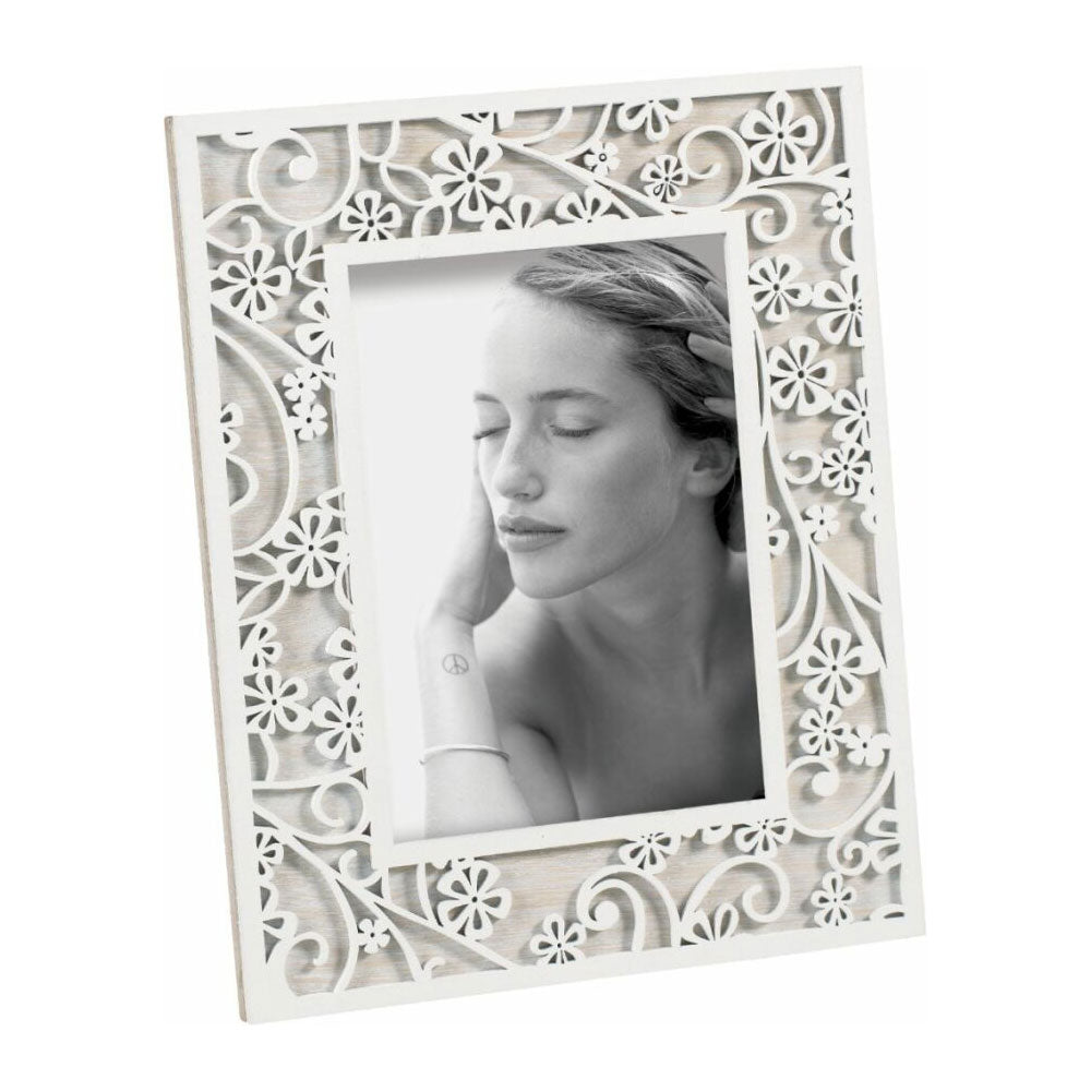 MASCAGNI CASA Photo Frame 25x20cm Photo 13x18cm White Wood