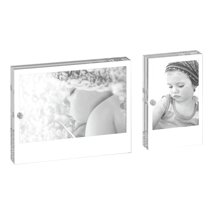 MASCAGNI CASA Photo Frame with Magnets 13x18cm Photo 10x15cm Transparent Acrylic